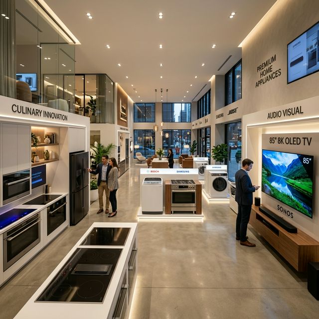 Shree Ram Electronics Showroom Interior